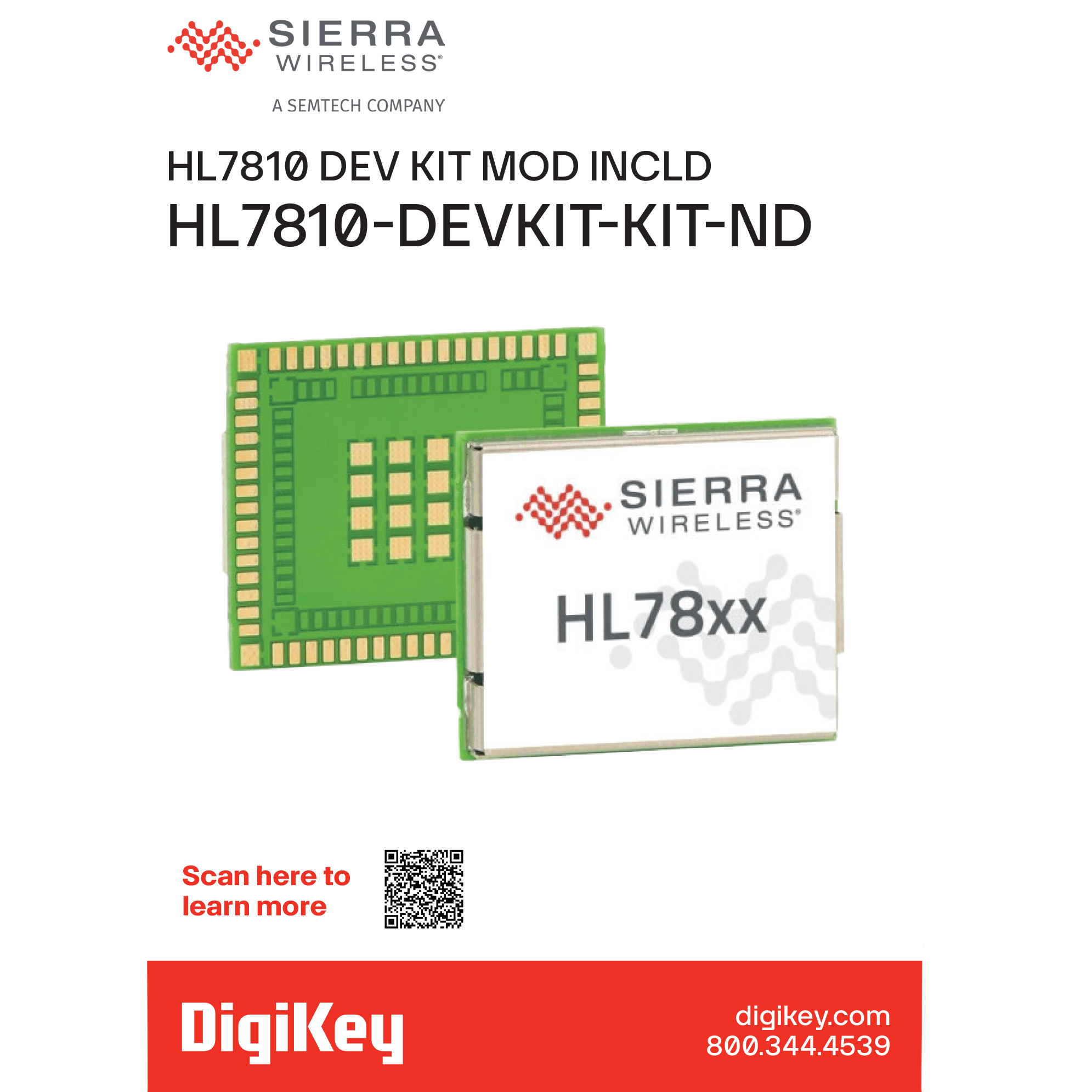 HL7810-DEVKIT 由 Sierra Wireless