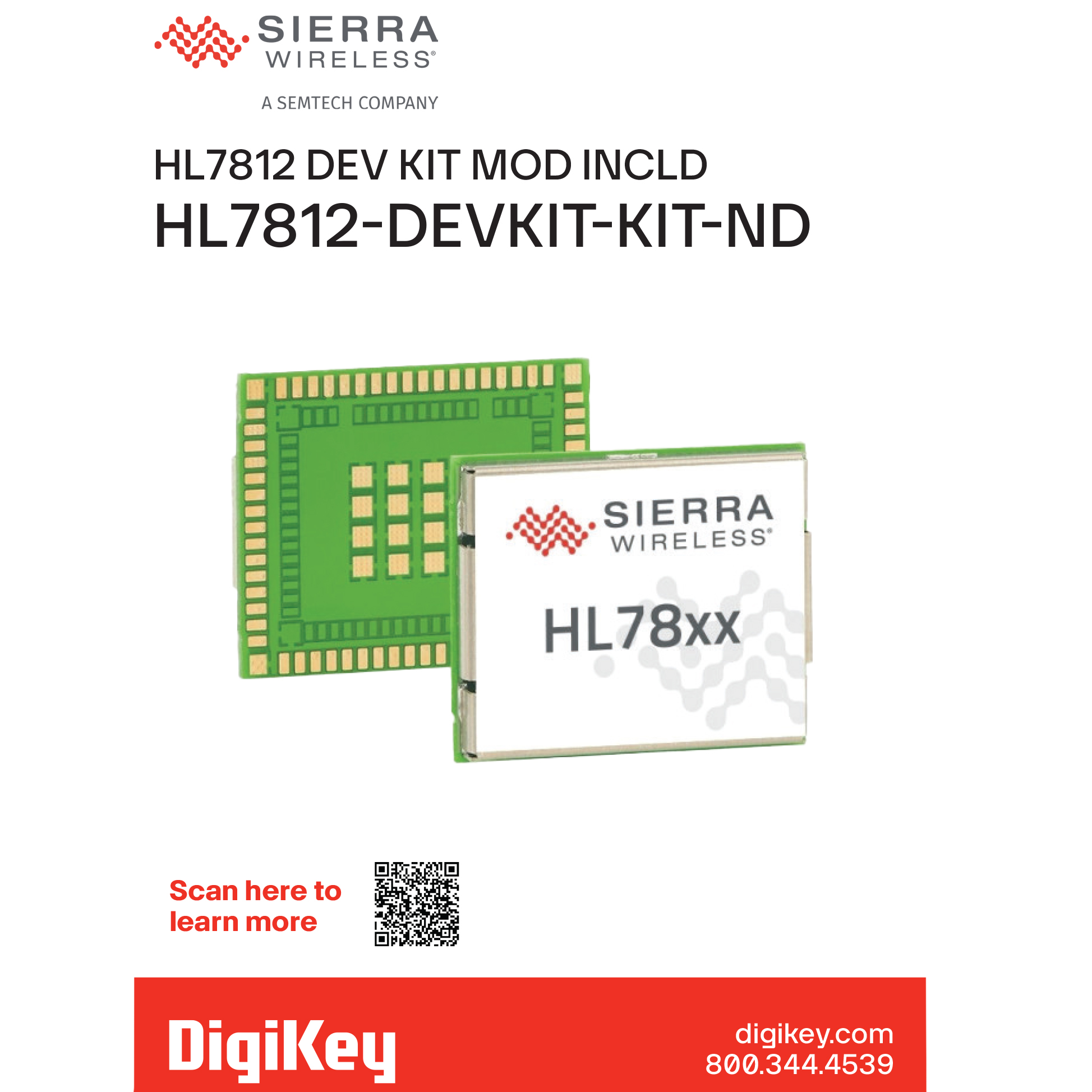 HL7812-DEVKIT 由 Sierra Wireless
