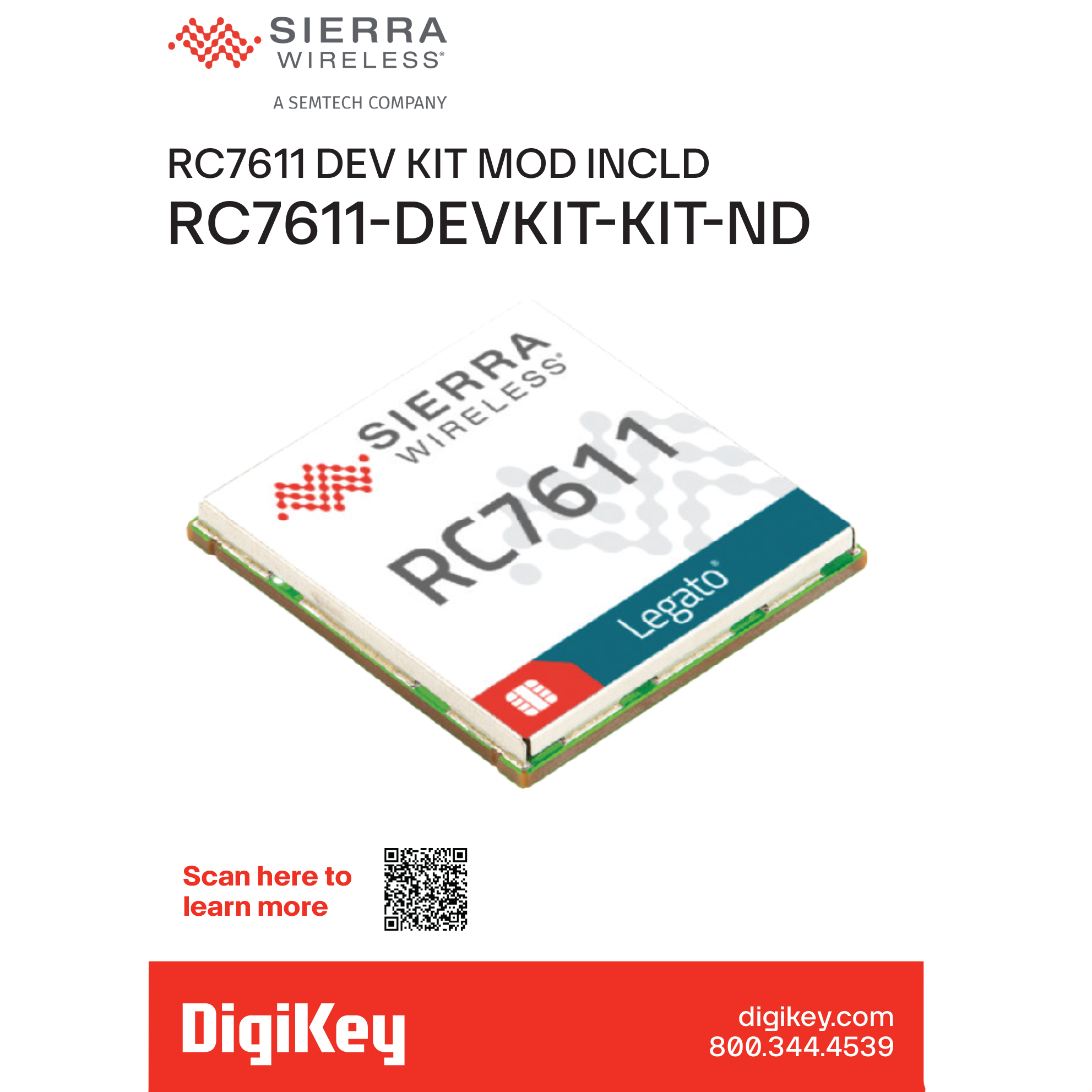 RC7611-DEVKIT 由 Sierra Wireless