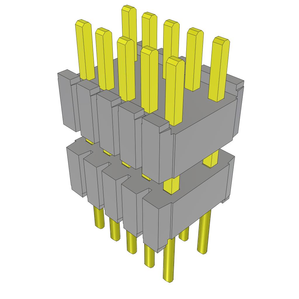 DWM-05-01-G-D-250 板對板間隔柱與堆疊連接器 圖片