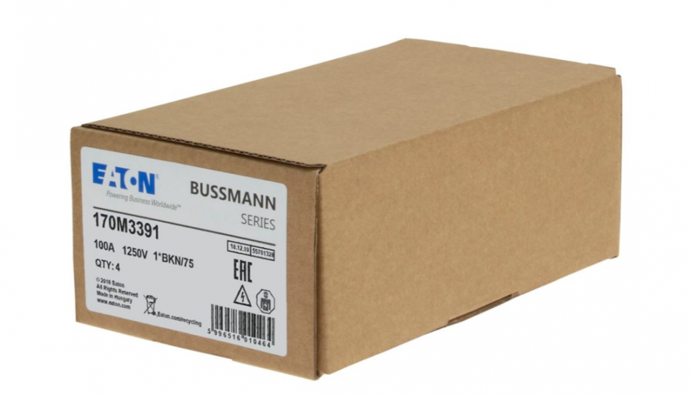 170M3391 제조사: Eaton - Bussmann Electrical Division