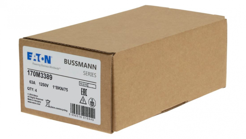 170M3389 제조사: Eaton - Bussmann Electrical Division