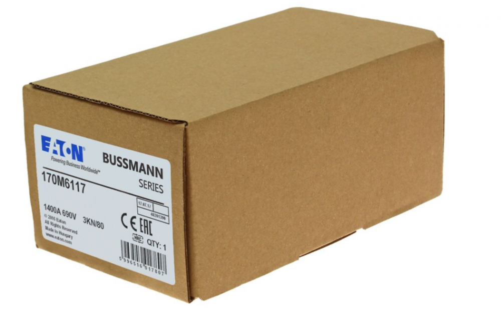 170M6117 제조사: Eaton - Bussmann Electrical Division