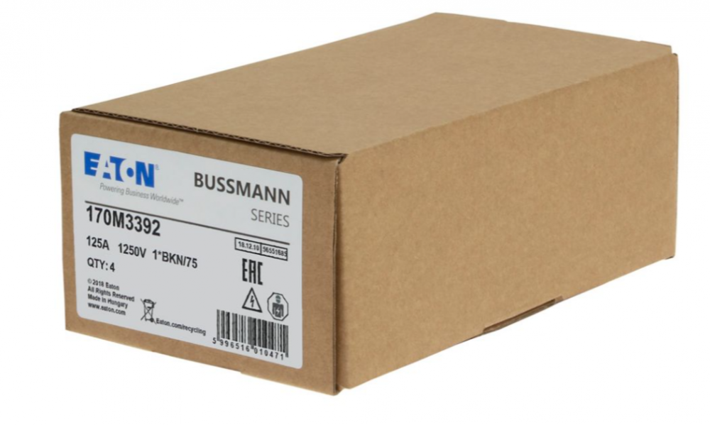 170M3392 제조사: Eaton - Bussmann Electrical Division