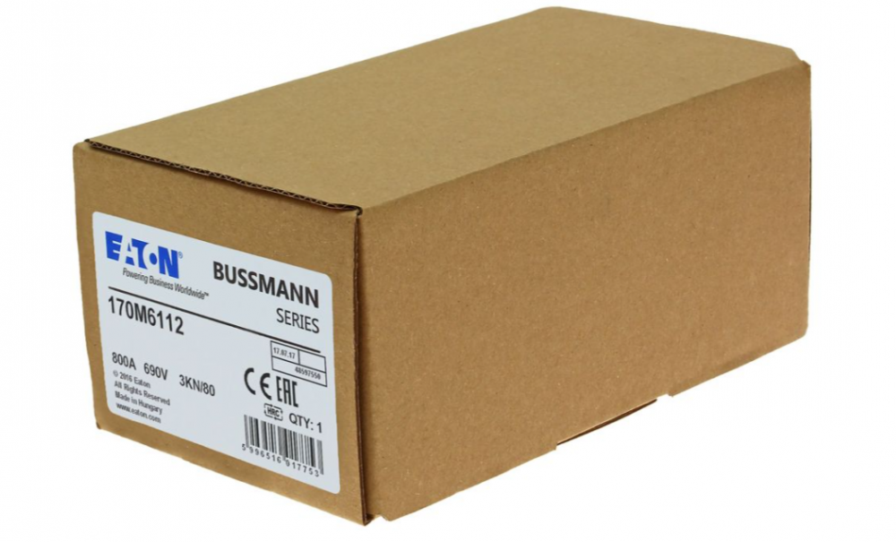 170M6112 제조사: Eaton - Bussmann Electrical Division