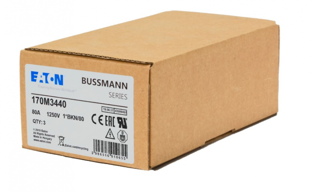 170M3440 제조사: Eaton - Bussmann Electrical Division
