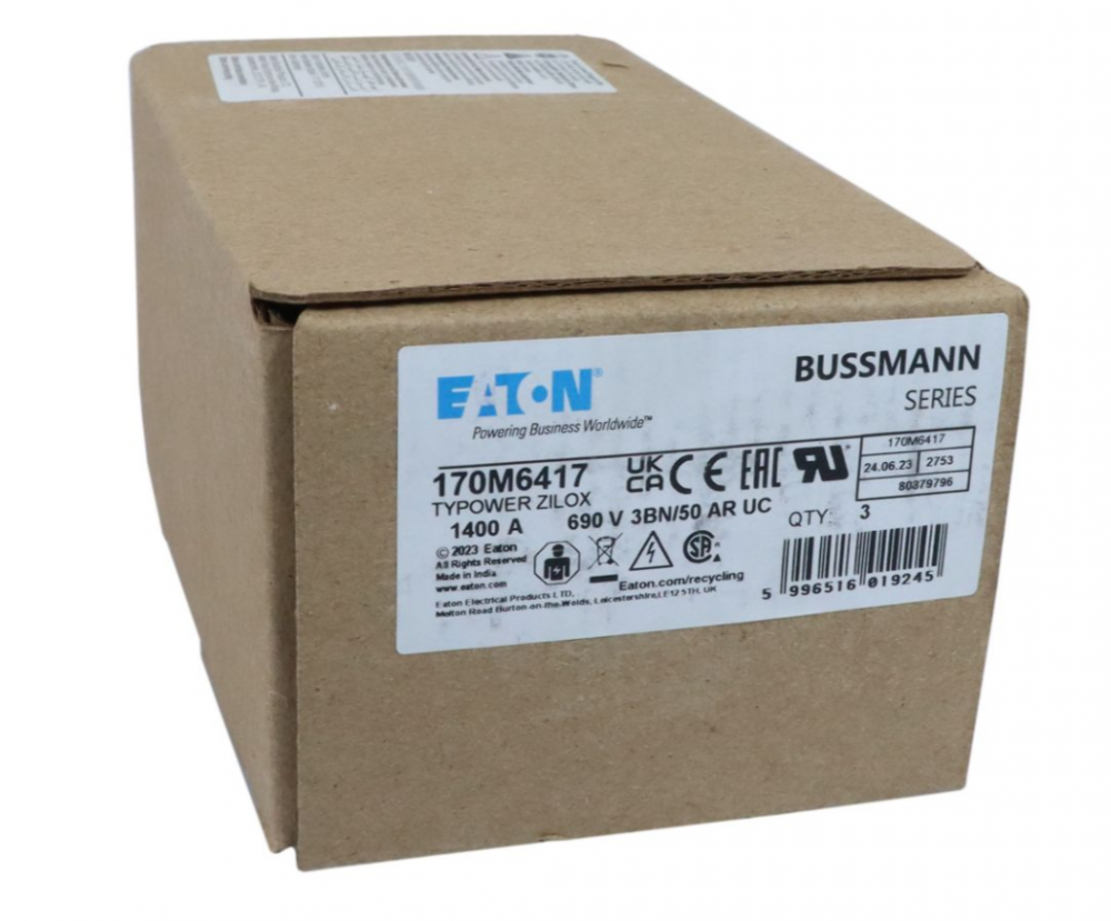 170M6417 제조사: Eaton - Bussmann Electrical Division