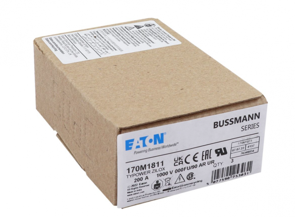 170M1811 제조사: Eaton - Bussmann Electrical Division