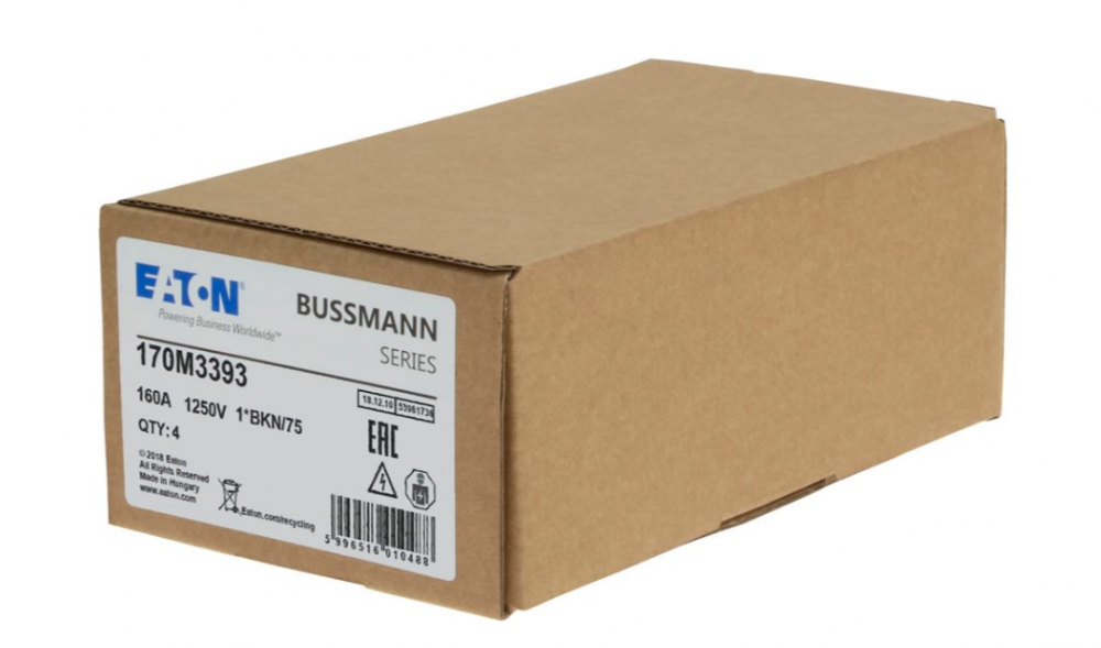 170M3393 제조사: Eaton - Bussmann Electrical Division