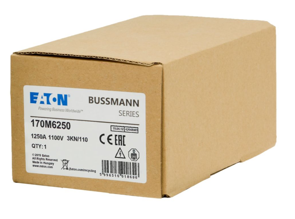 170M6250 제조사: Eaton - Bussmann Electrical Division
