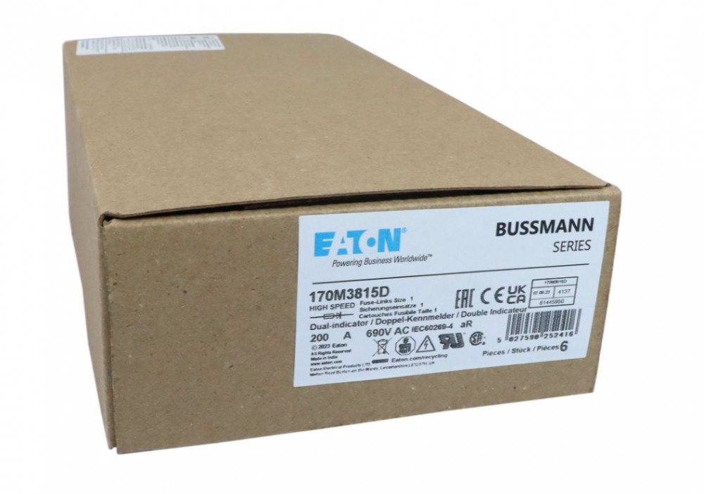 170M3815D メーカー： Eaton - Bussmann Electrical Division