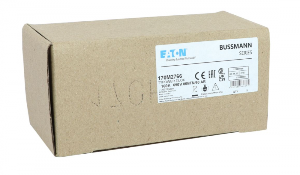 170M2766 メーカー： Eaton - Bussmann Electrical Division