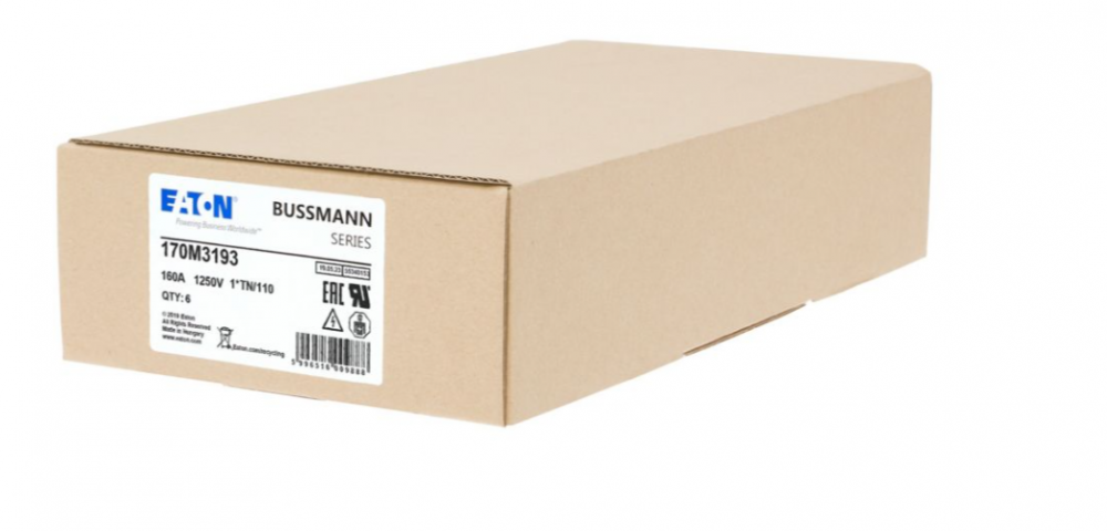 170M3193 제조사: Eaton - Bussmann Electrical Division