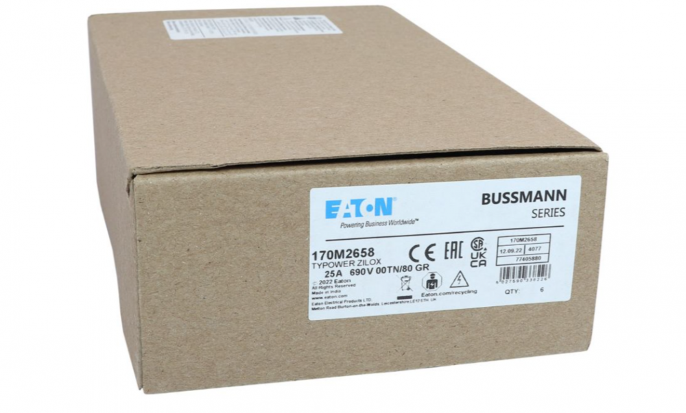 170M2658 メーカー： Eaton - Bussmann Electrical Division