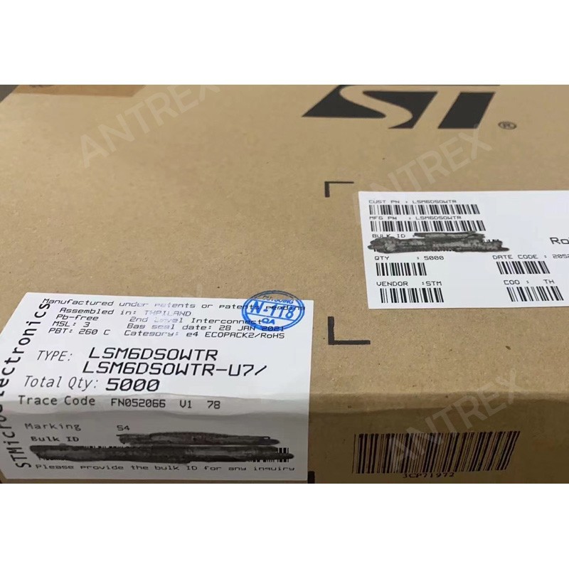 LSM6DSOWTR 由 STMicroelectronics