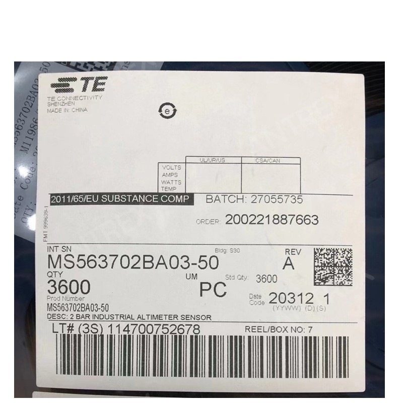 MS563702BA03-50 제조사: TE Connectivity Measurement Specialties