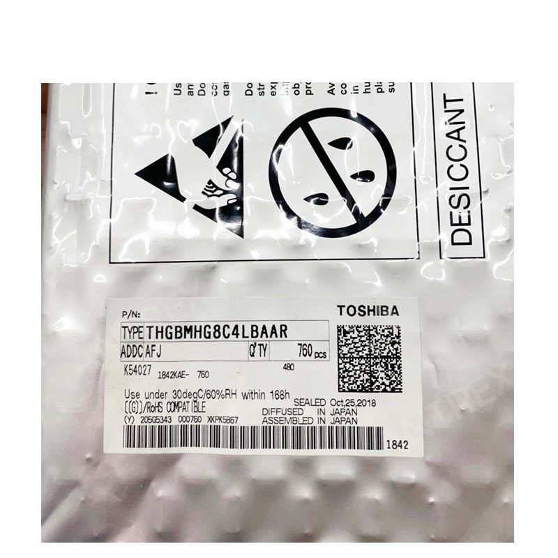THGBMHG8C4LBAAR 由 Toshiba Semiconductor and Storage