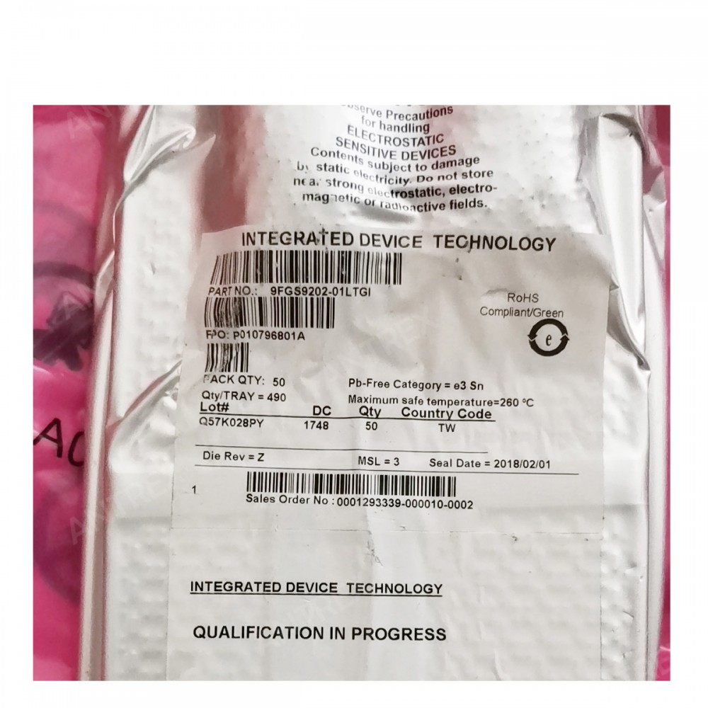 9FGS9202-01LTGI 由 IDT, Integrated Device Technology Inc